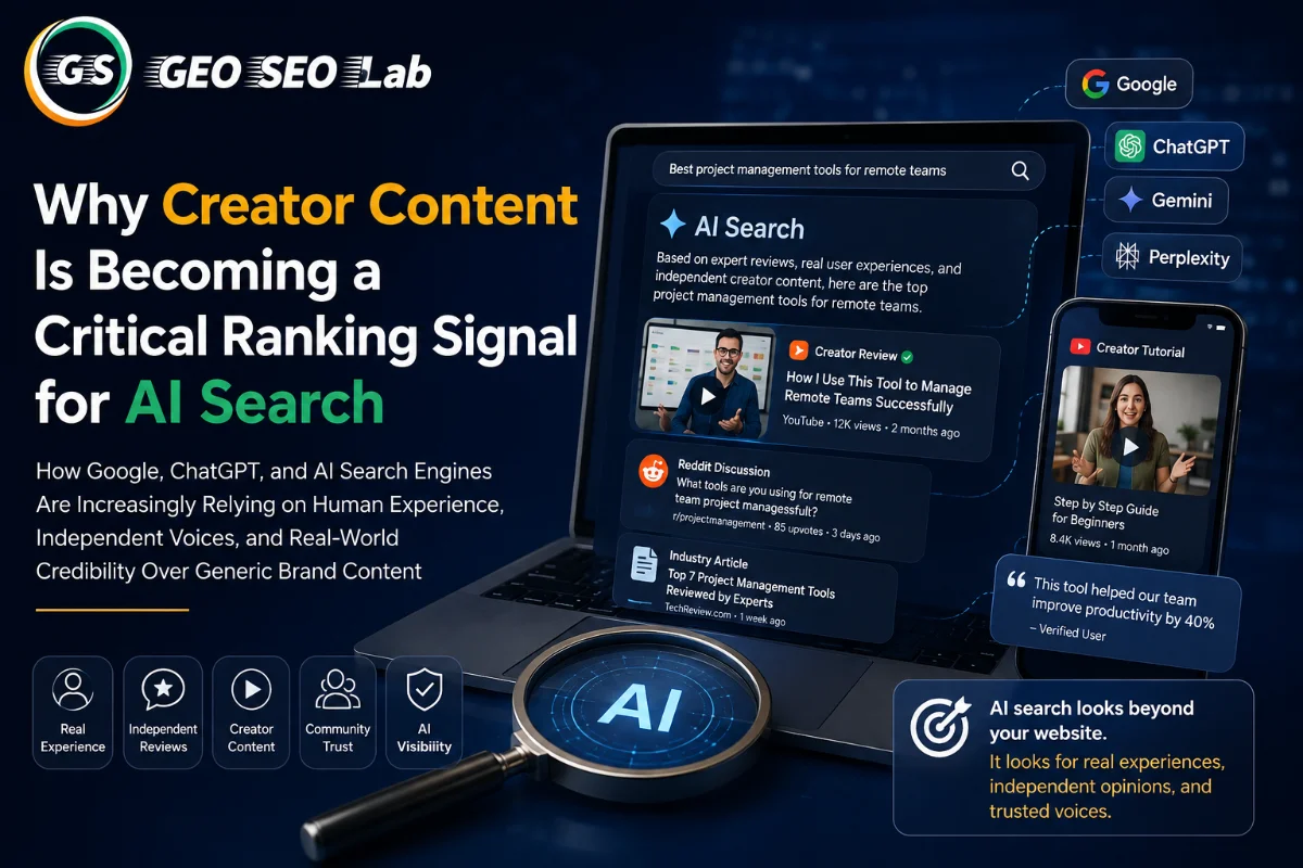 Why Creator Content Is Becoming a Critical Ranking Signal for AI Search