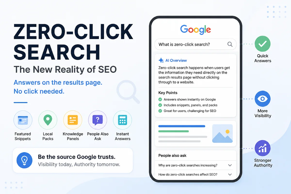 What is Zero-Click Search and How it Impacts SEO ?
