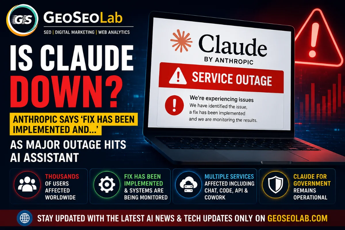Is Claude Down? Anthropic Fixes Problem After Big AI Assistant Outage