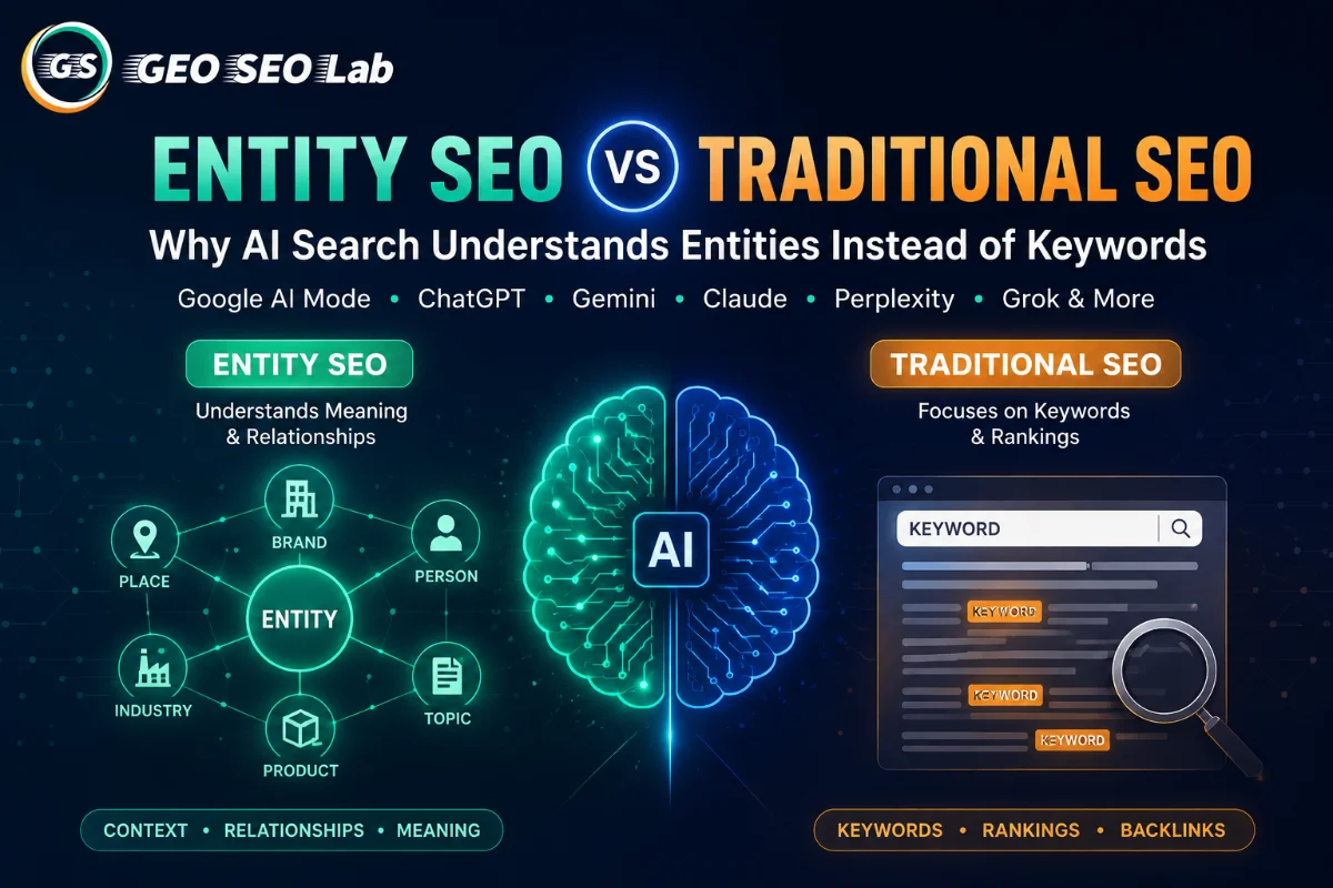 Entity SEO vs Traditional SEO: Why AI Search Understands Entities Instead of Keywords