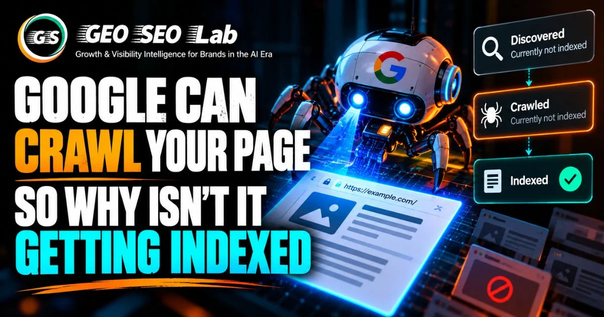 Google Can Crawl Your Page: So Why Isn't It Getting Indexed?