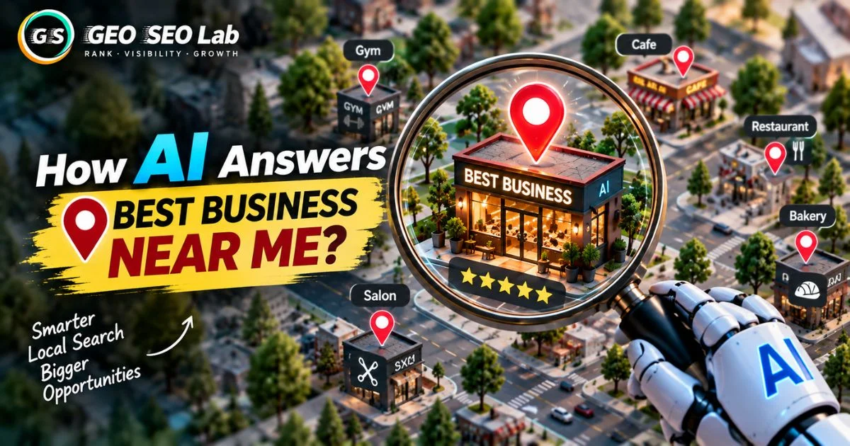 How AI Answers “Best Business Near Me” in 2026 | Local AI Search