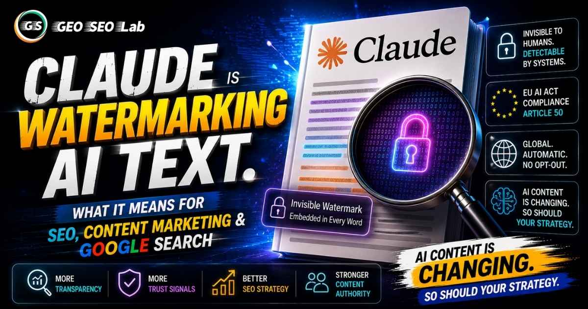 Claude Is Now Watermarking AI Text