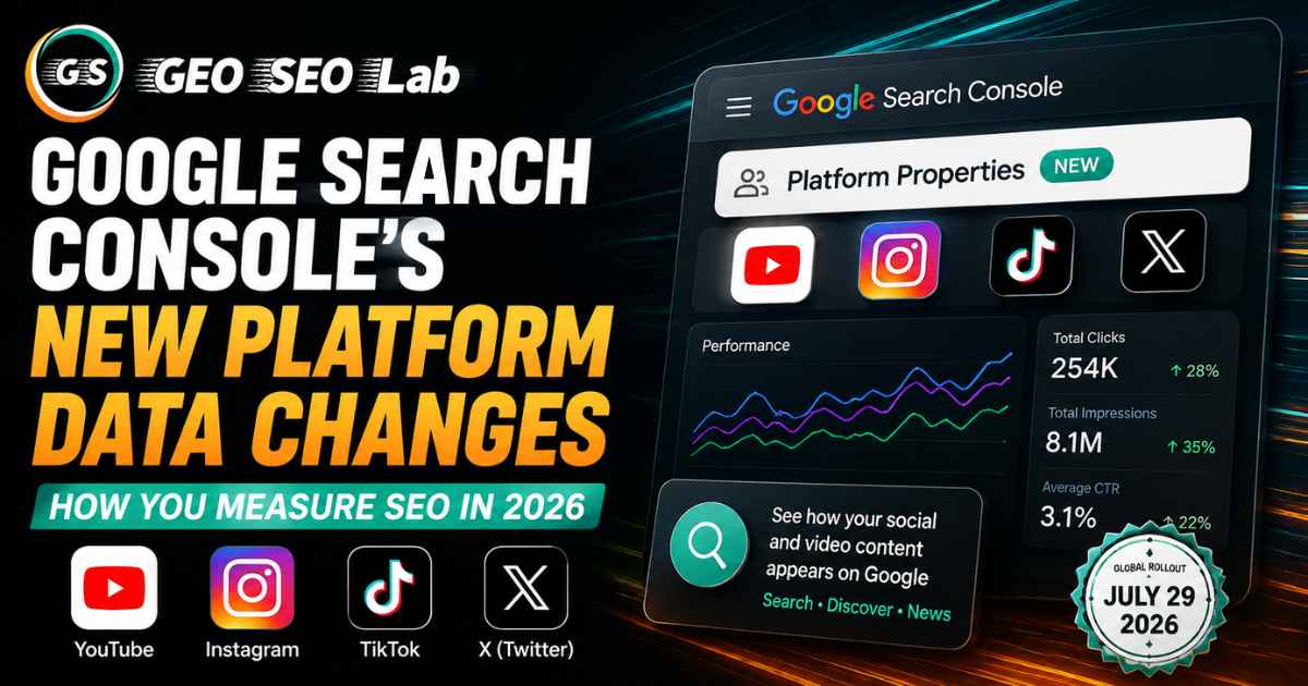 Google Search Console's New Platform Data Changes How You Measure SEO in 2026