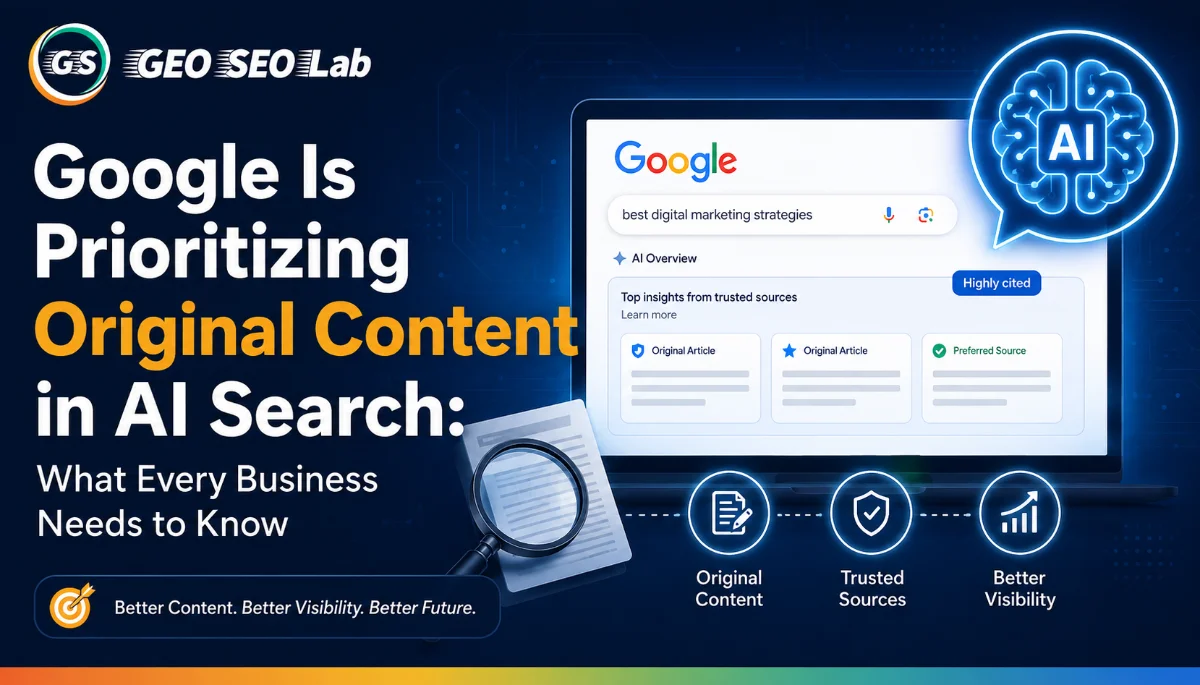 Google Is Prioritizing Original Content in AI Search: What Every Business Needs to Know