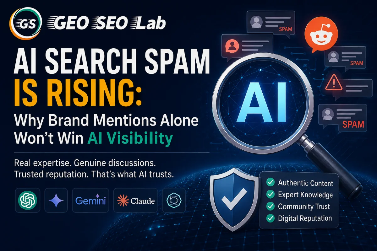 AI Search Spam Is Rising: Why Brand Mentions Alone Will Not Win AI Visibility