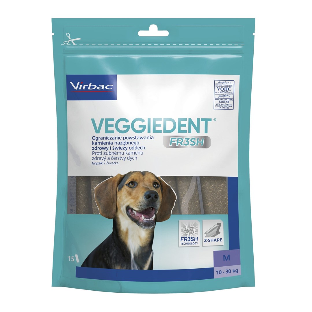 VIRBAC VEGGIEDENT FRESH gryzaki dla psa M