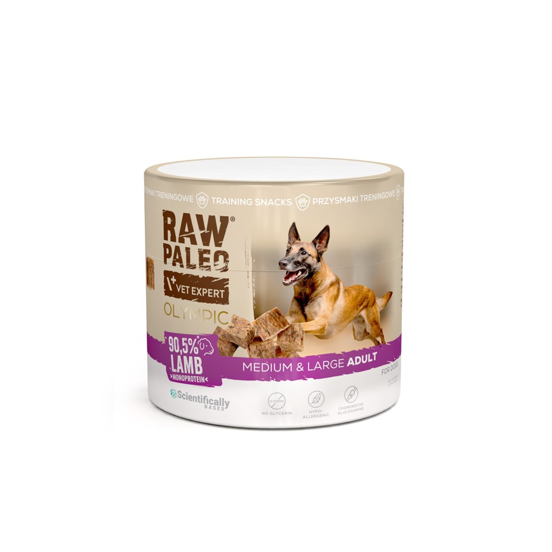VetExpert Raw Paleo Olympic lamb medium large 90g