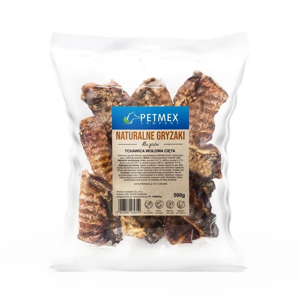 PETMEX Tchawica wołowa cięta 500g