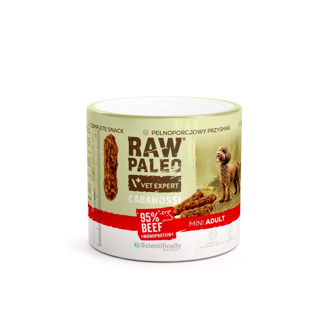 VetExpert Raw Paleo Cabanossi beef mini 100g