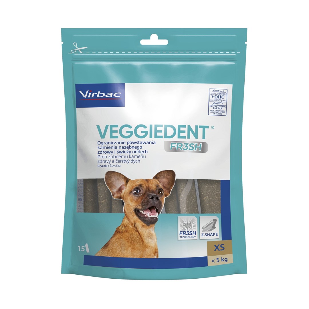 VIRBAC VEGGIEDENT FRESH gryzaki dla psa XS