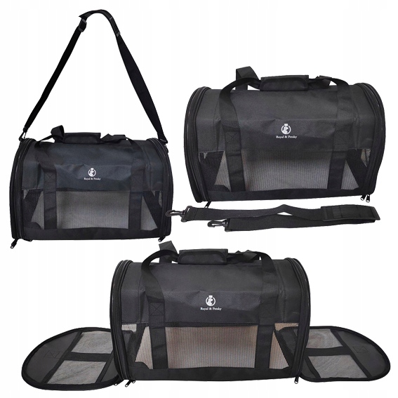 Torba dla psa kota torba transportowa DK7-04 czarny