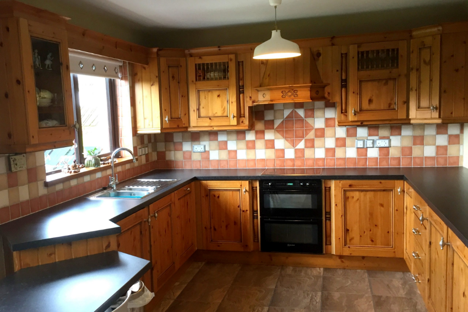 Old kitchen with outdated elements