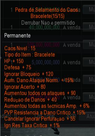 Caos Bracelete