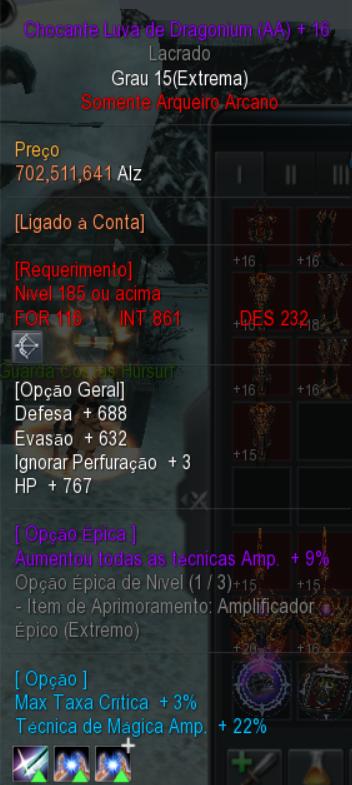 Luva (AA, EA, AT)