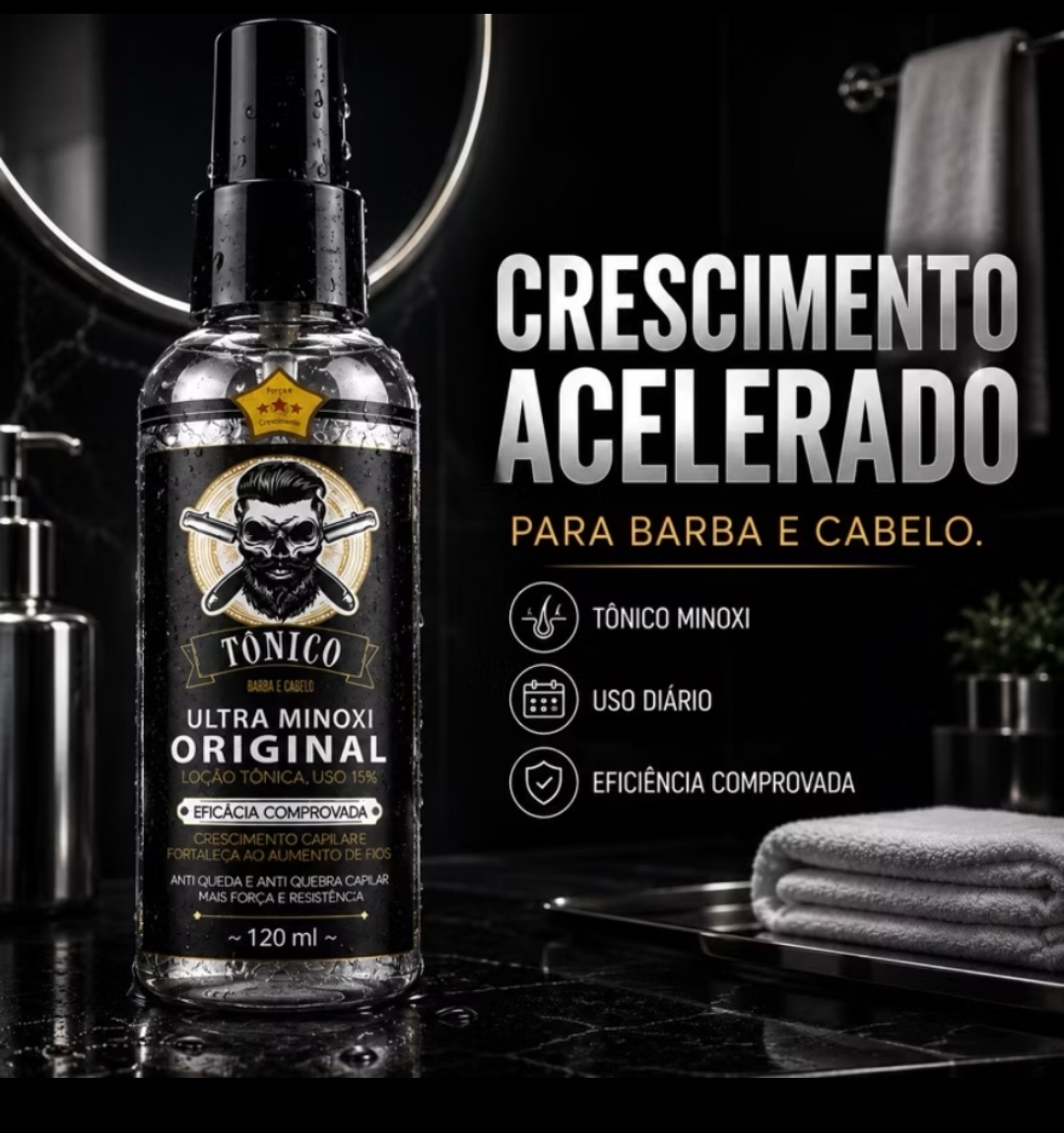 Tônico capilar Minoxidil 15%