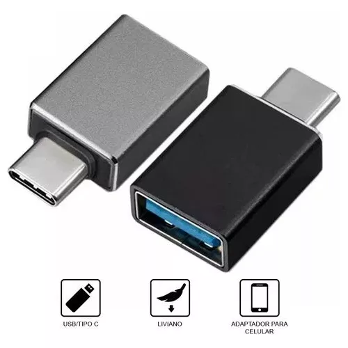 ADAPTADOR TIPO-C MACHO A USB HEMBRA