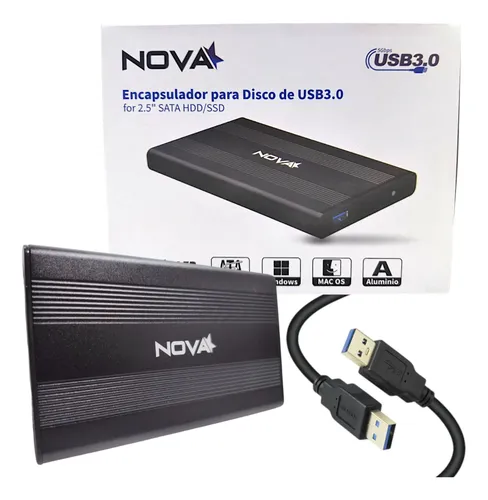 ENCLOSURE NOVA USB 3.0 (USB-A) AEK25023001C 2.5" SATA 5
