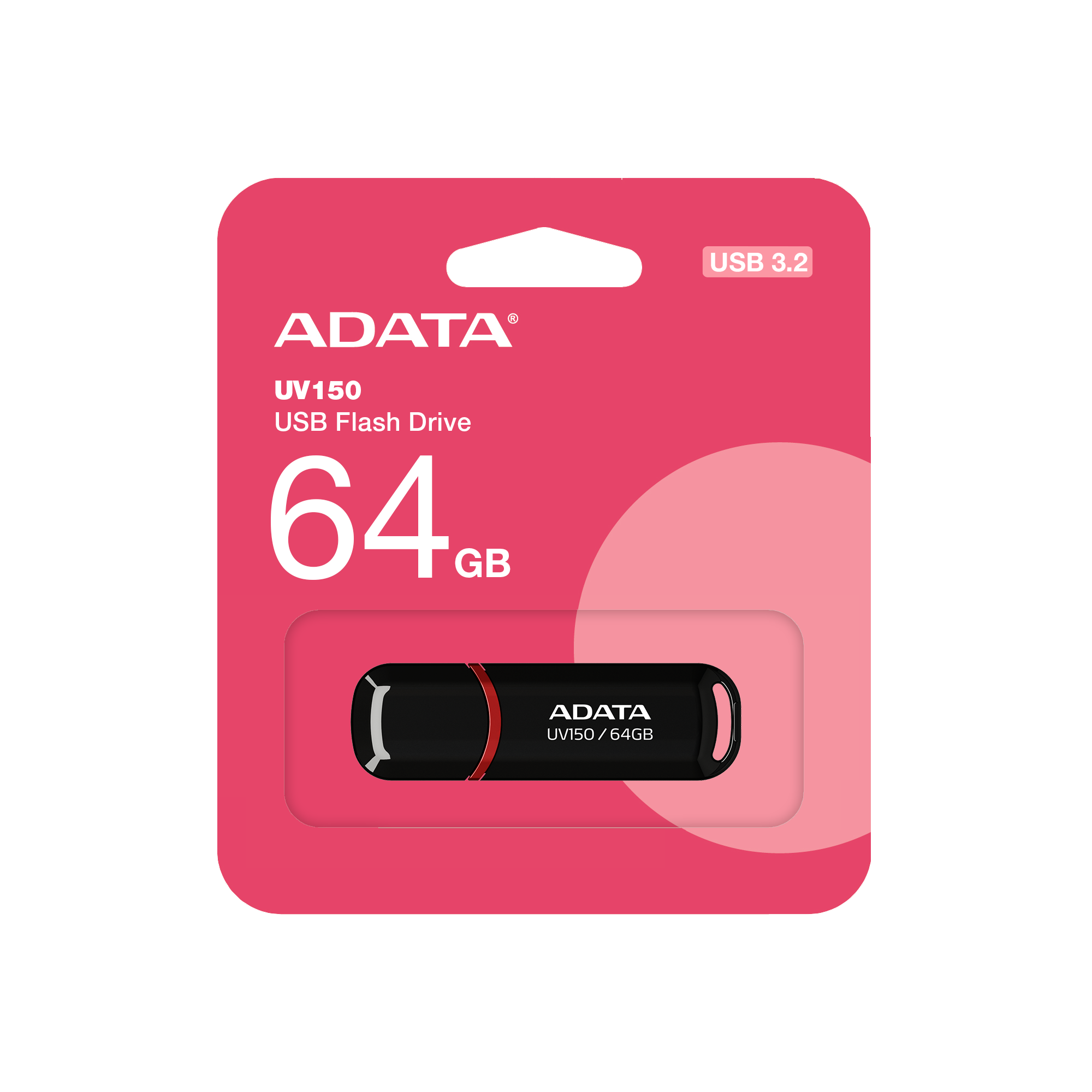 PENDRIVE 64GB ADATA UV150 USB 3.2 - NEGRO