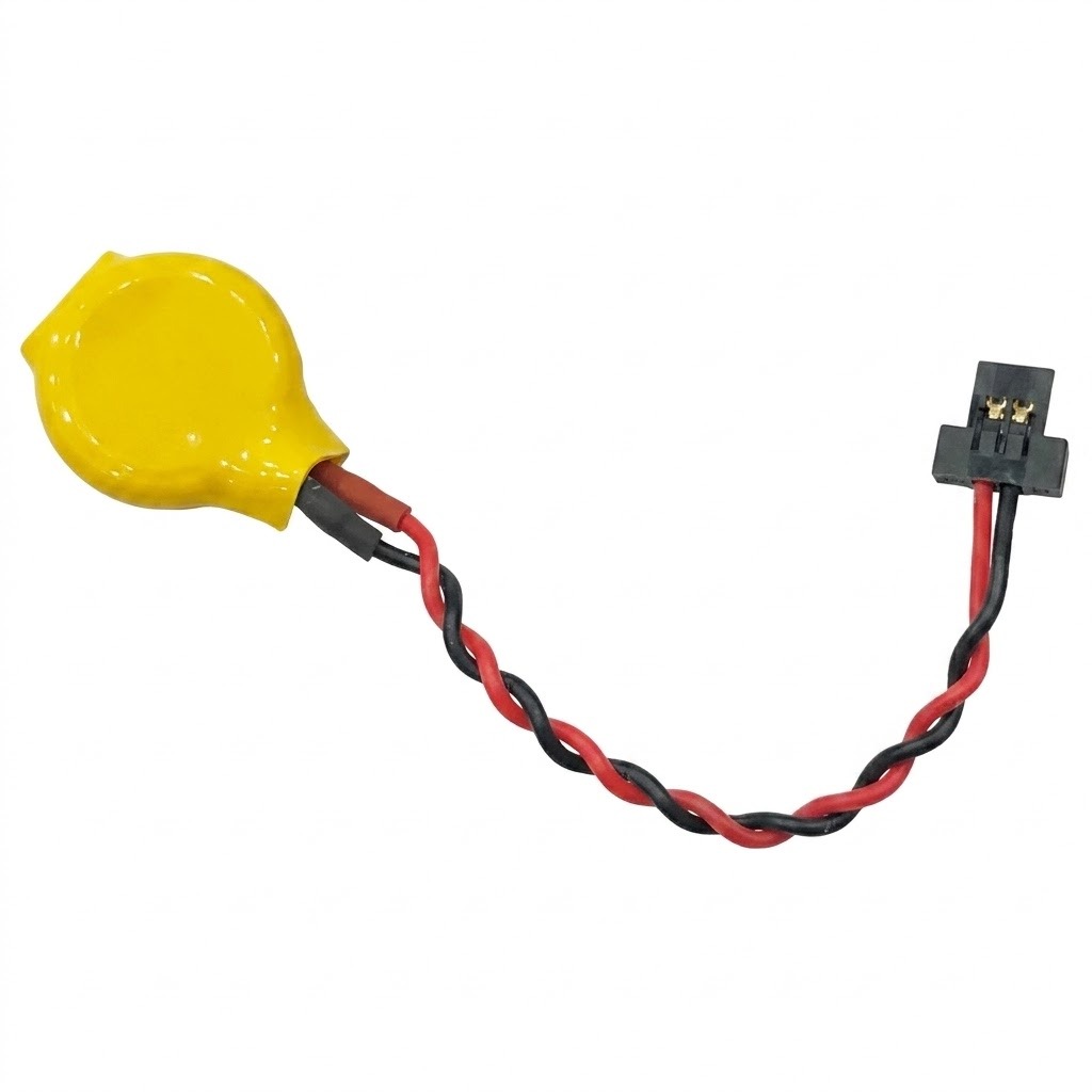 BATERIA PARA BIOS LAPTOP CR2032 CONECTOR NEGRO 2 PIN (SHR-02V)
