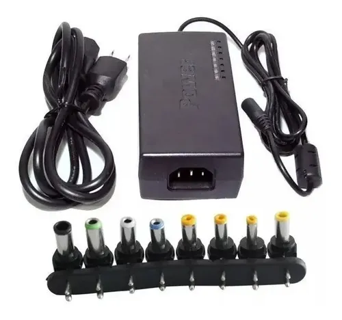 CARGADOR UNIVERSAL PARA LAPTOP DE 96W 12V A 24V
