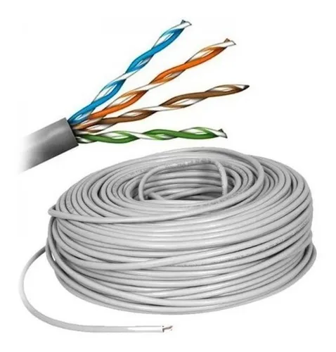 CABLE UTP CAT5E EXTERIOR BOBINA AMARILLA POR METRO