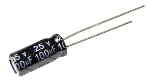 CONDENSADOR 100UF 25V