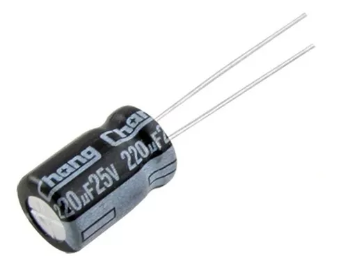 CONDENSADOR 220UF 25V