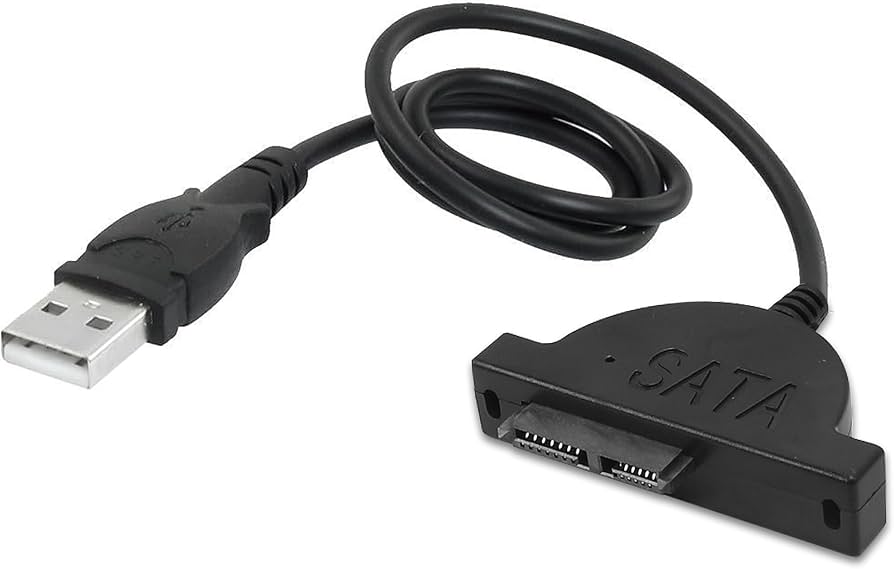 CONVERTIDOR USB 2.0 A SATA PARA UNIDAD DE CD/DVD