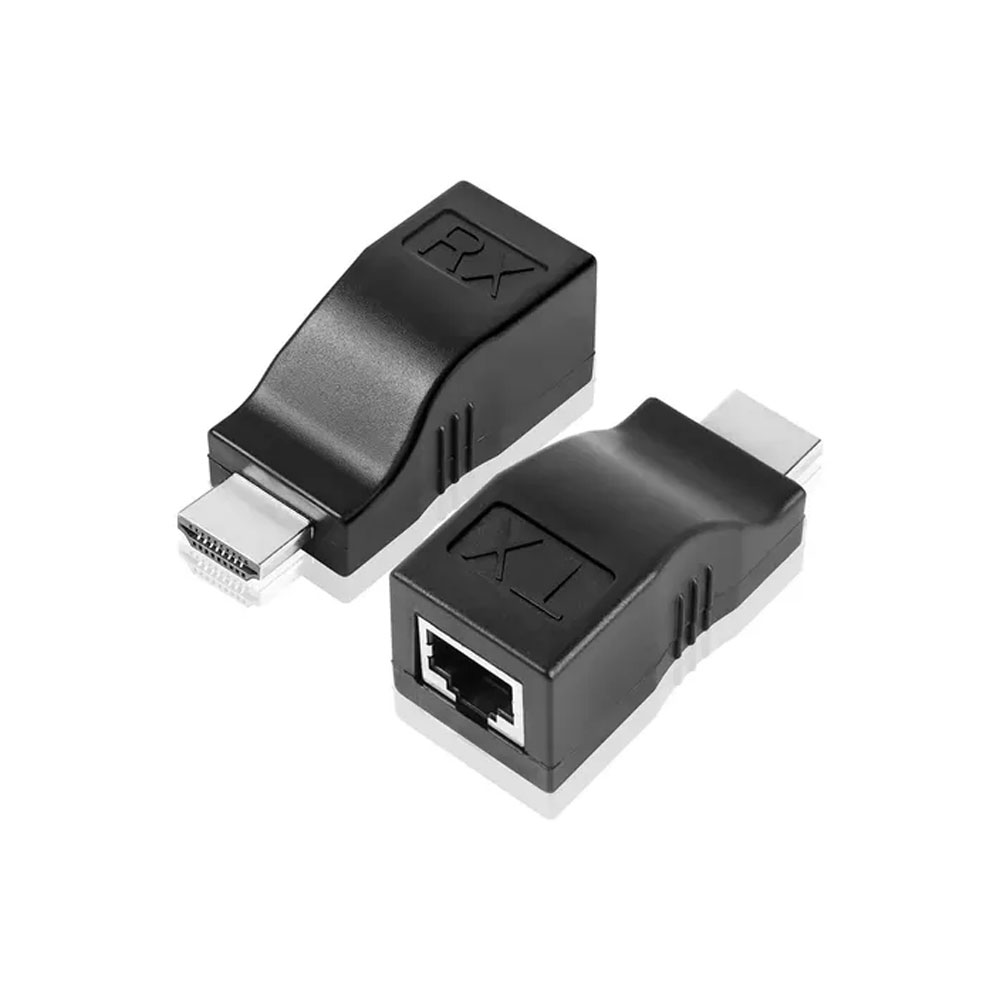 ADAPTADOR HDMI A RJ45 EXTENSOR 30 METROS (PAR)
