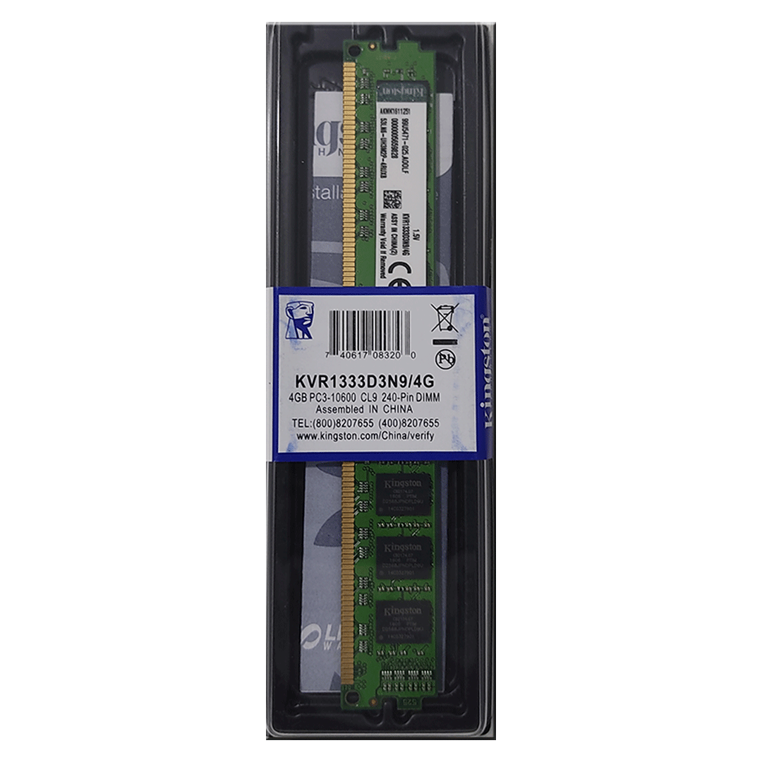 MEMORIA RAM DDR3 4GB 1333/10600 PC / G41 KINGSTON