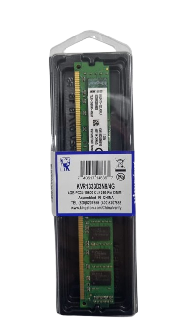 MEMORIA RAM DDR3L 4GB 1333/10600 PC KINGSTON
