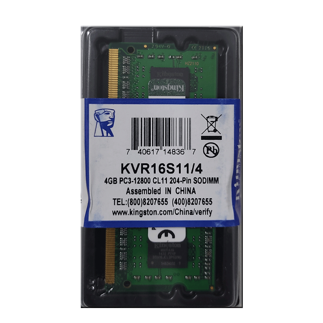 MEMORIA RAM DDR3 4GB 1600/12800 LAPTOP KINGSTON