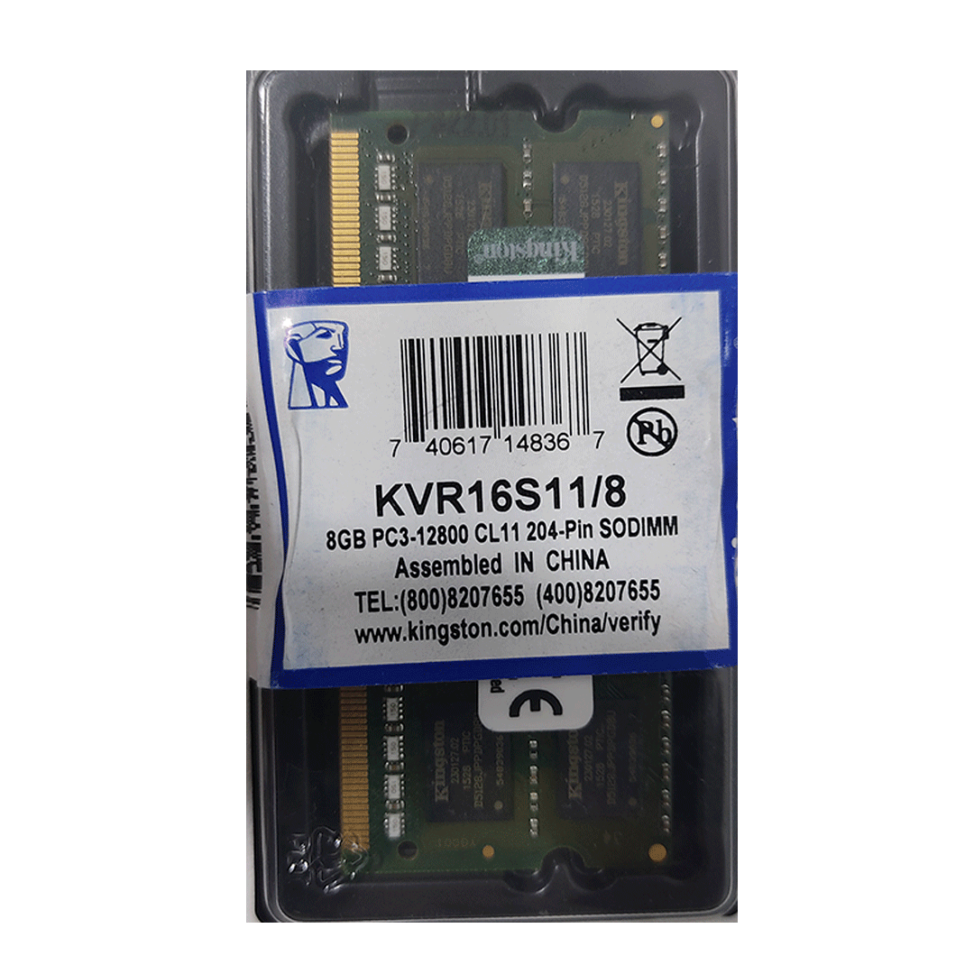 MEMORIA RAM DDR3L 8GB 1600/12800 LAPTOP KINGSTON