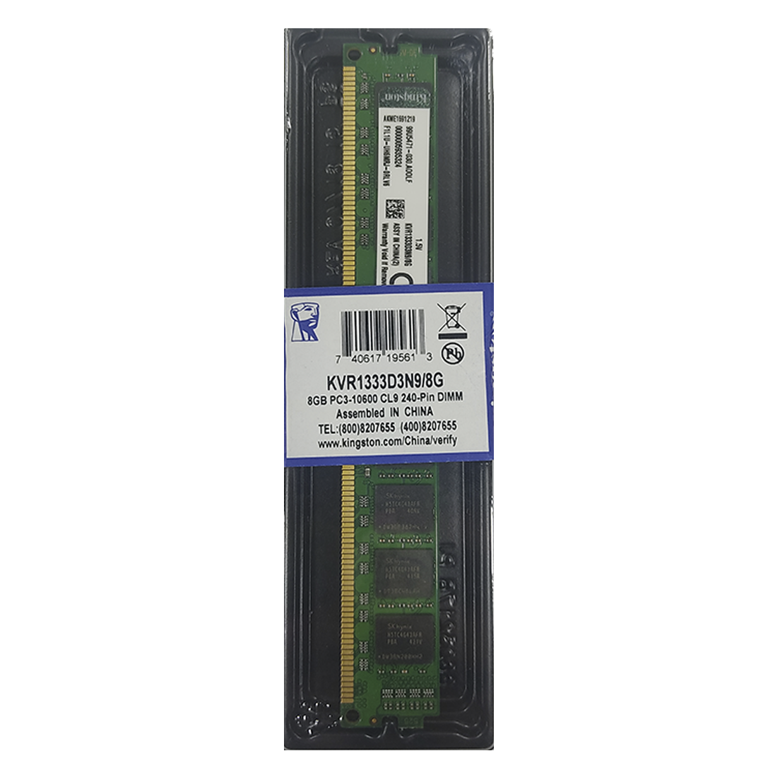 MEMORIA RAM DDR3 8GB 1333/10600 PC KINGSTON