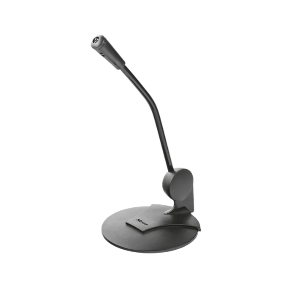 MICROFONO CON BASE TRUST PRIMO NEGRO PARA ESCRITORIO 21674
