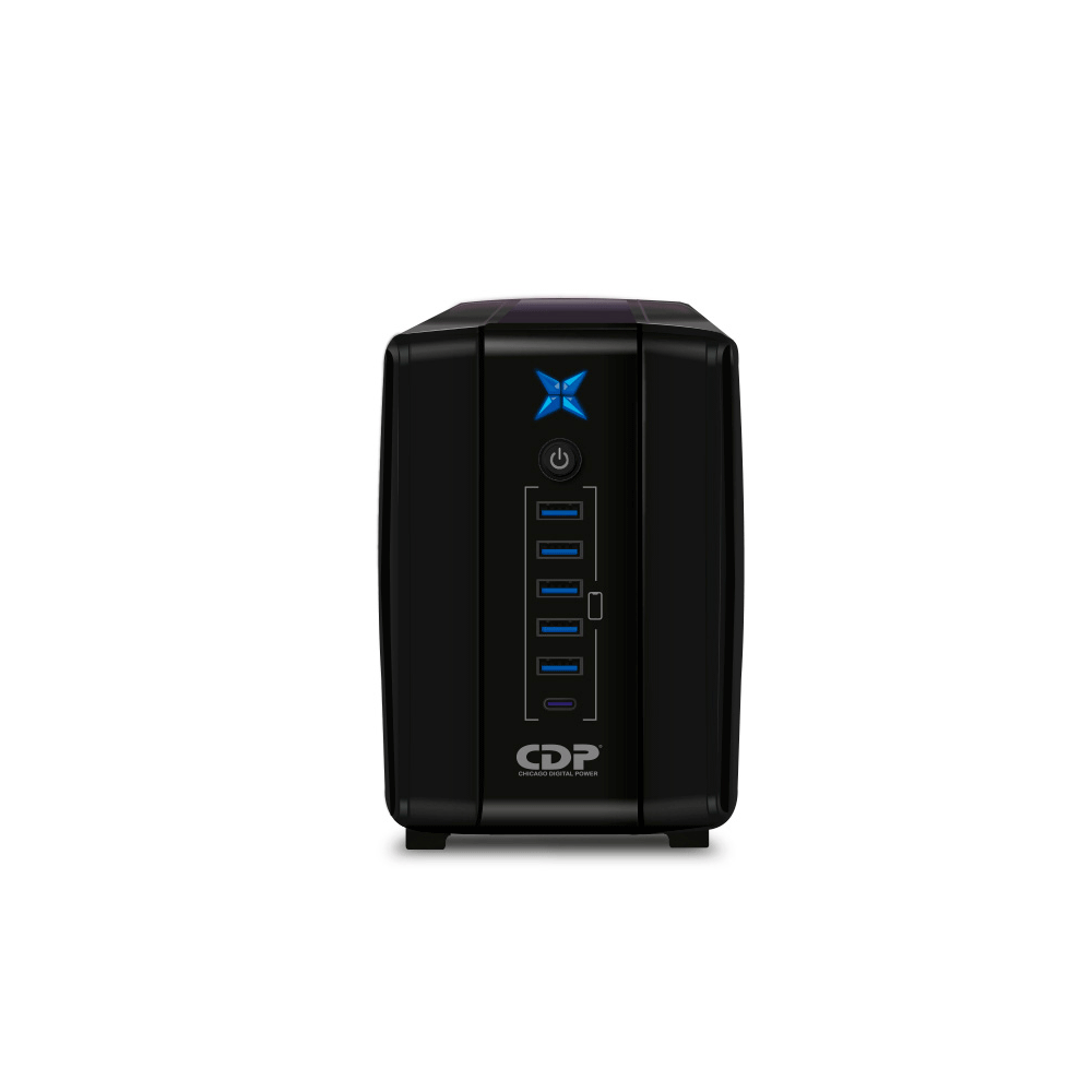 UPS LINE INTERACTIVE CDP 1000VA 120VAC 4 TOMAS + 4 TOMAS SURGE