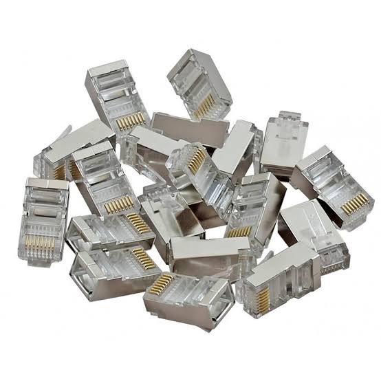 CONECTORES RJ45 CAT6 PAQUETE DE 100 UND BLINDADOS
