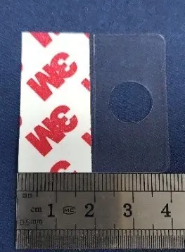 SOLAPA PESTAÑA SUJETADOR COLGANTE GANCHO DE ACETATO CON 3M