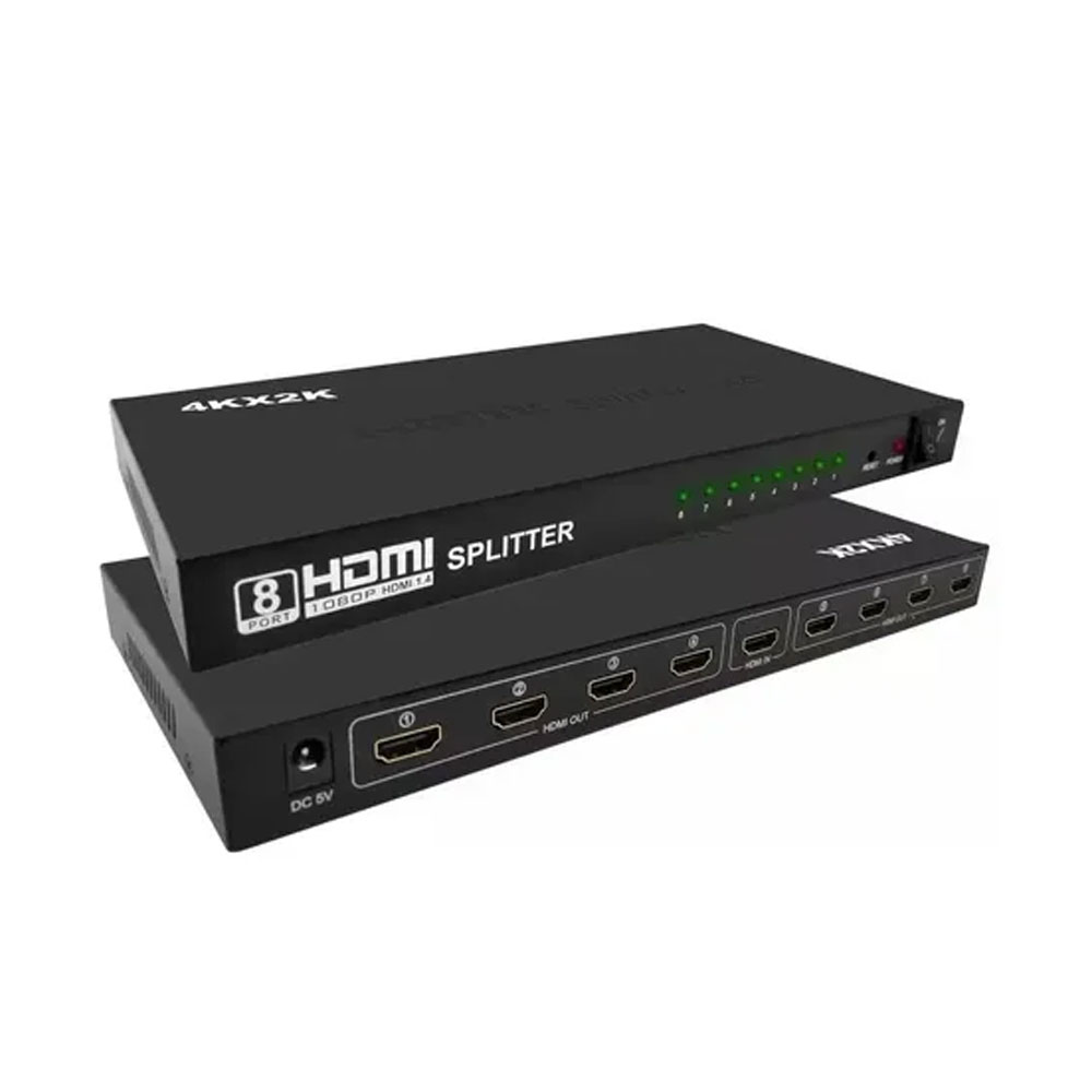 SPLITTER HDMI 1X8 FULL HD 1080P 4K X 2K HD 1.4 Total piezas almacén: 17853,00