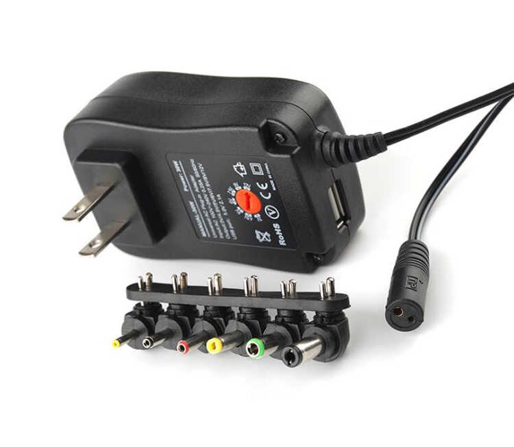 TRANSFORMADOR UNIVERSAL 12V 9V 5V 3V 2.1 AMP