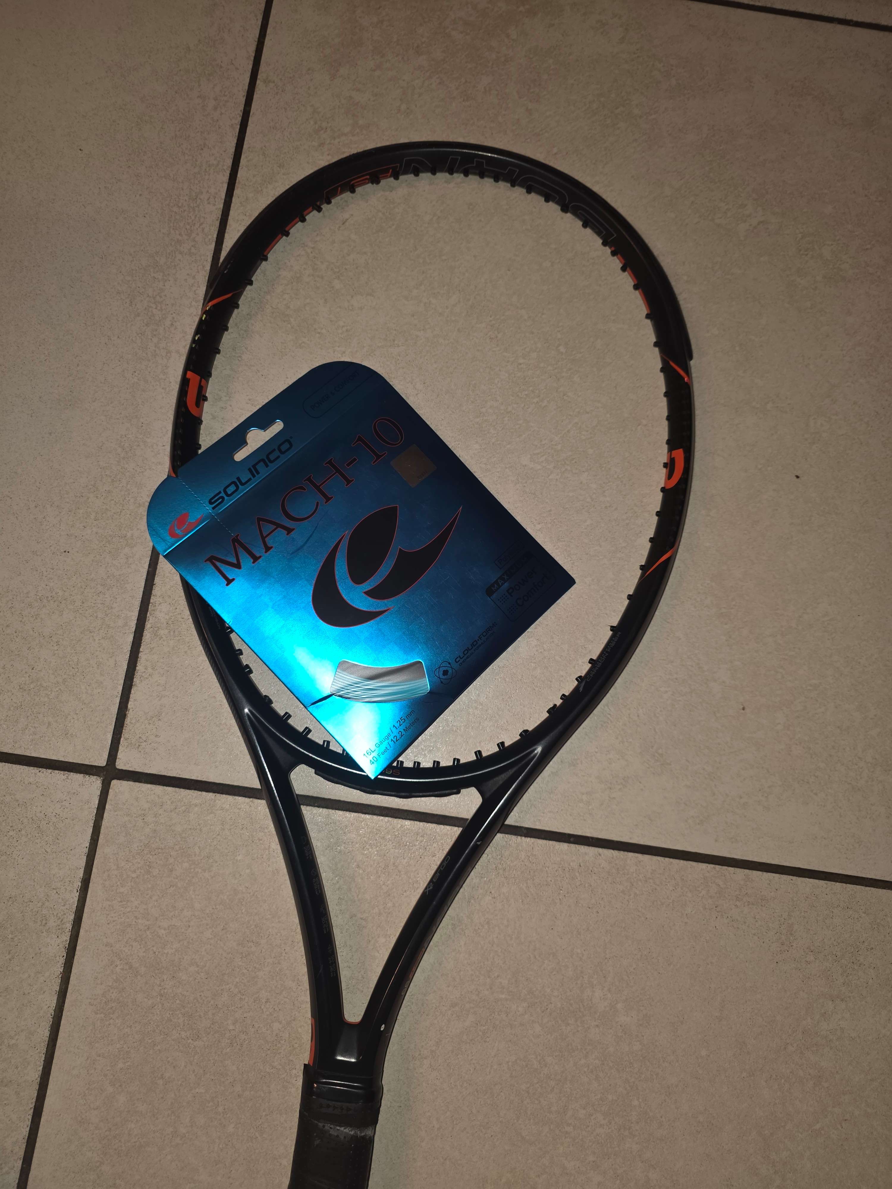 Tennis schläger besaiten