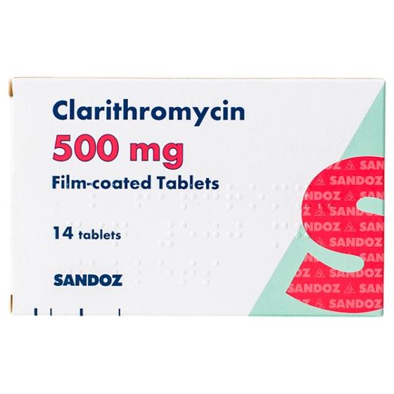 Clarithromycin 500mg Tablets