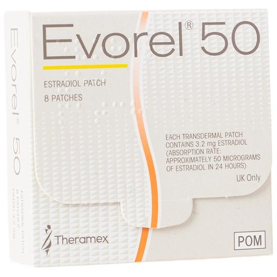 Evorel Patches (25, 50, 75 & 100)