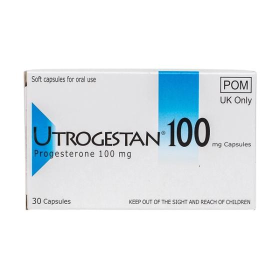 Utrogestan 100mg capsules