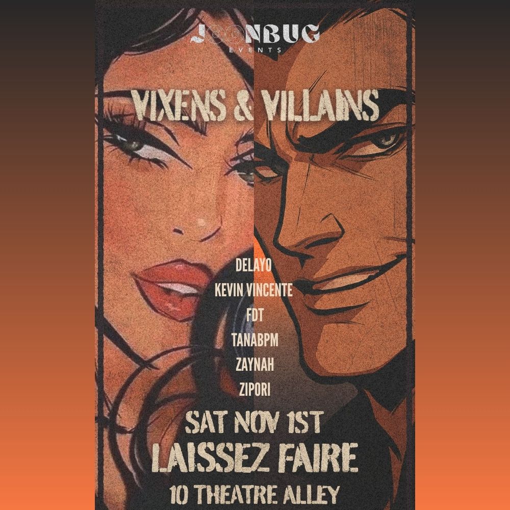 Halloween Party Vixens & Villains at LAISSEZ FAIRE 11/1