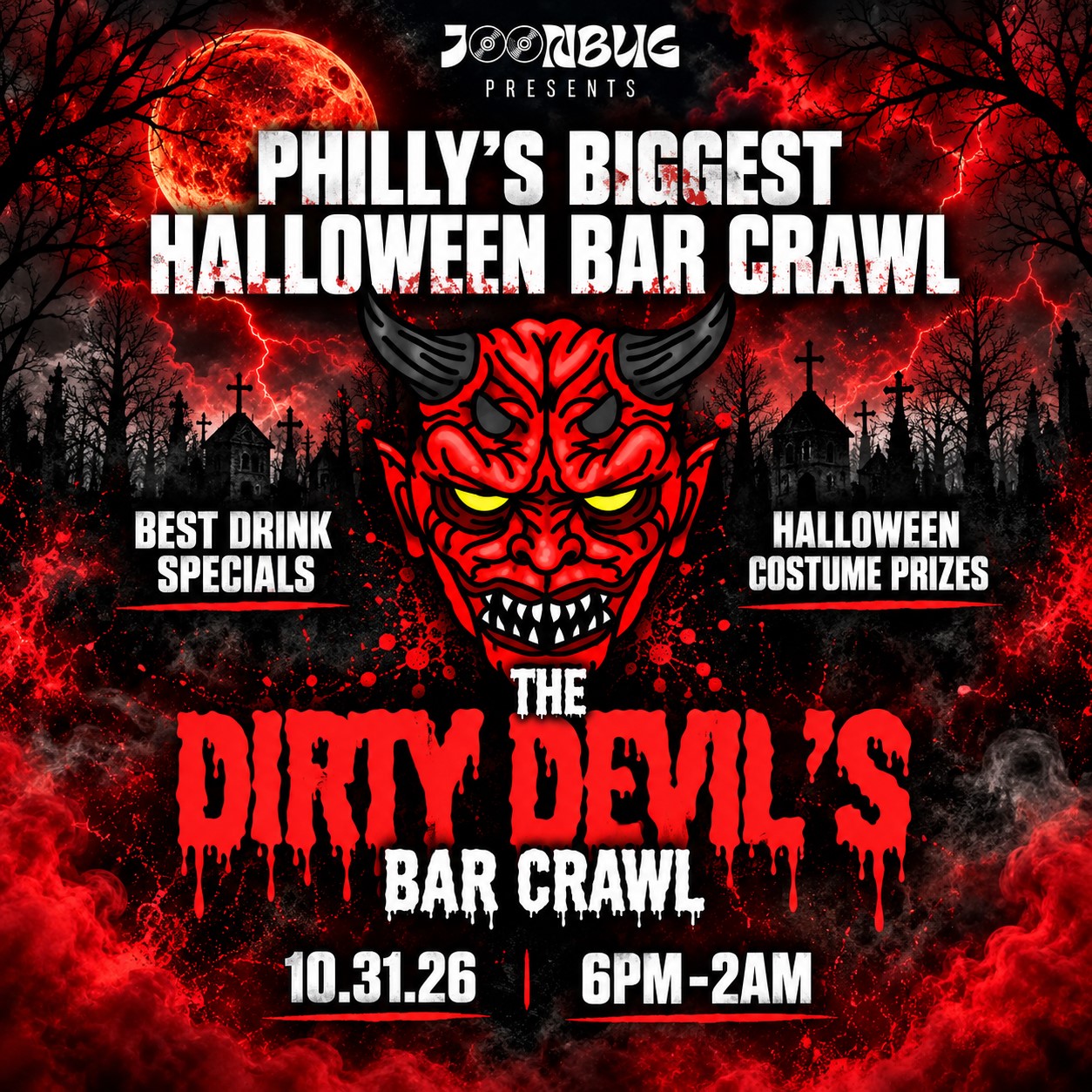 Philly Halloween Bar Crawl 10/31