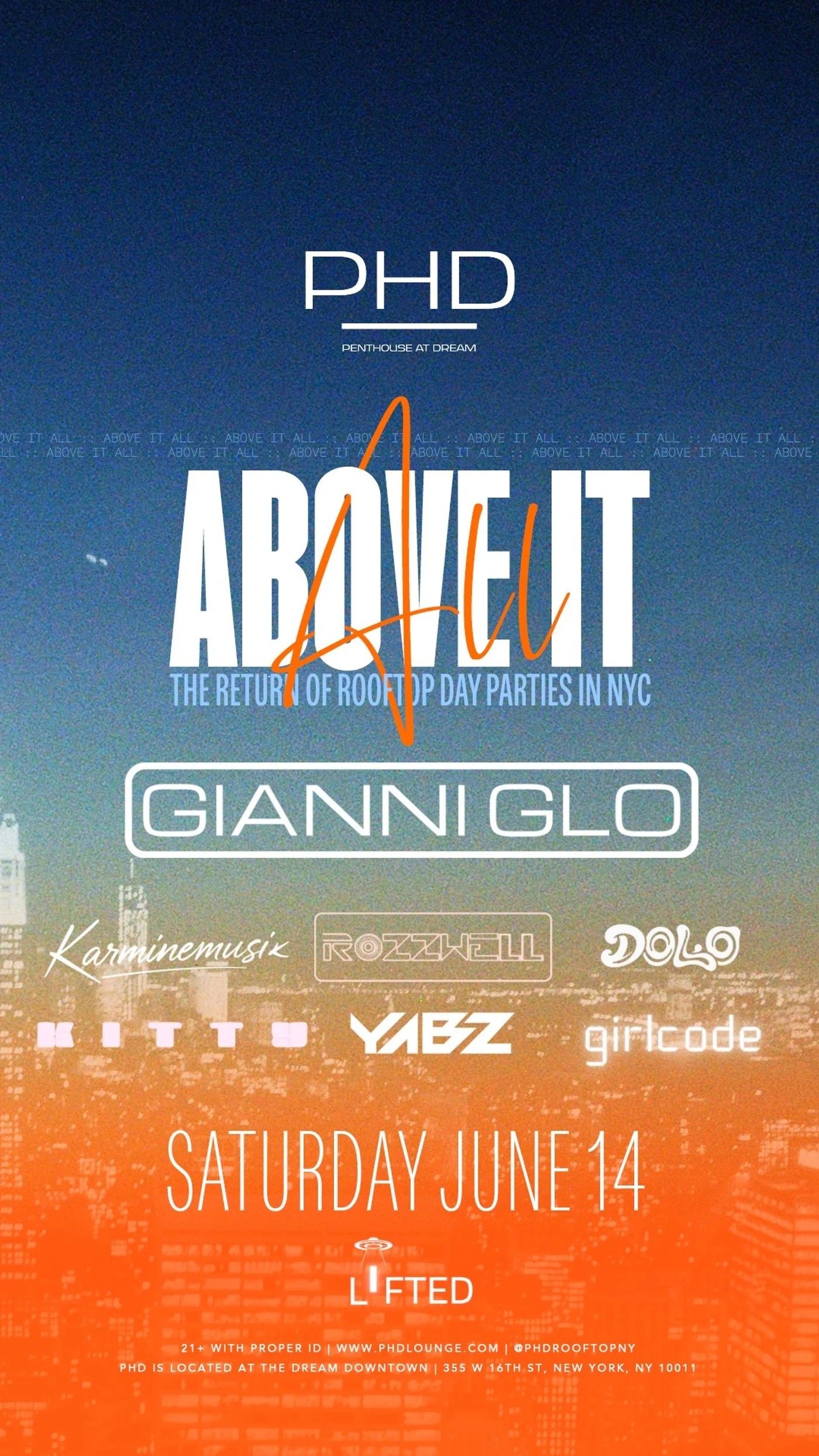 Above it All: A PHD Rooftop Party