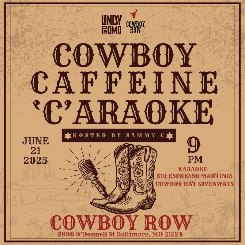 Cowboy Row Country, Caffeine & Caraoke Night