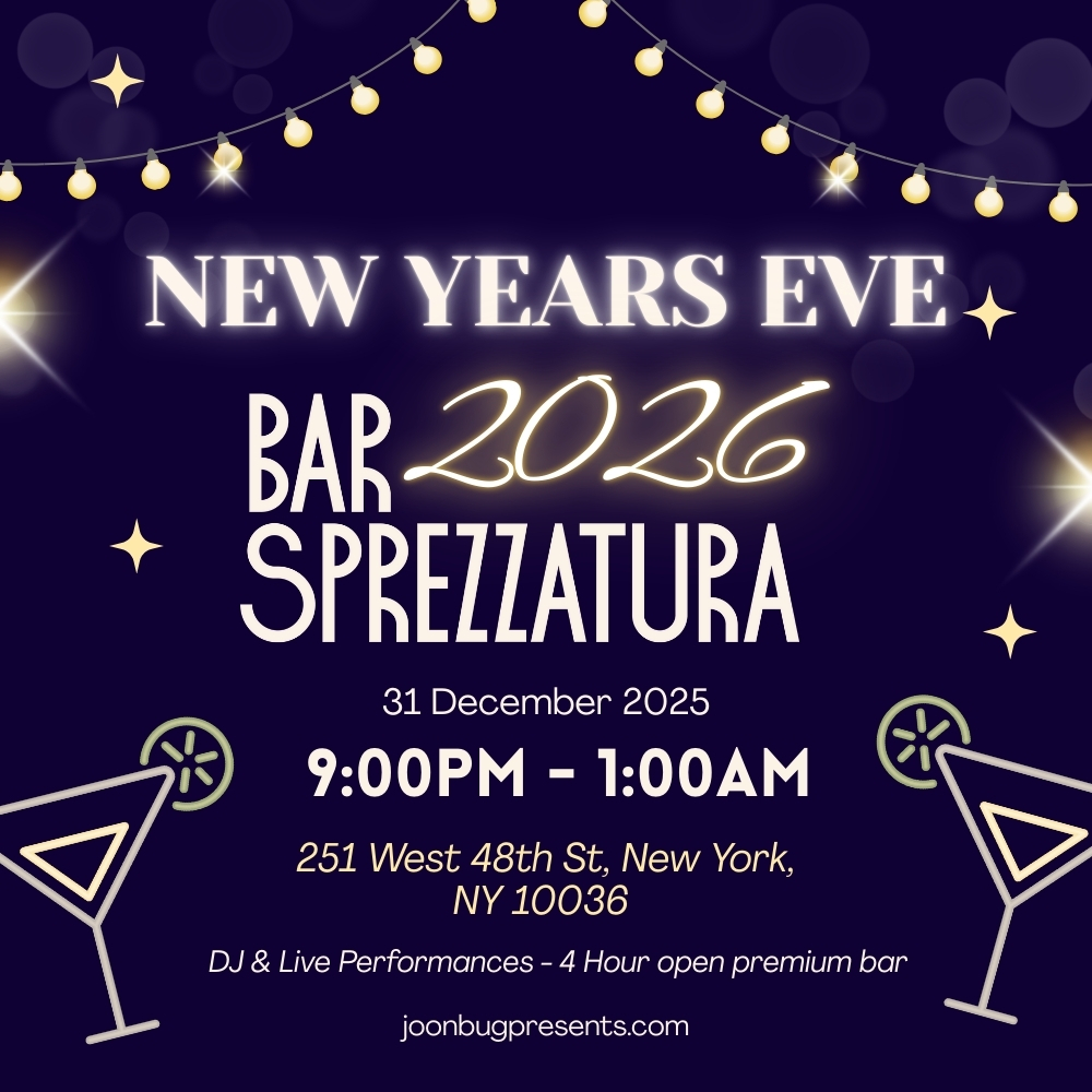 New Year's Eve at Bar Sprezzatura
